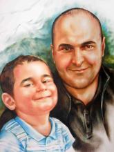 портрет с сыном